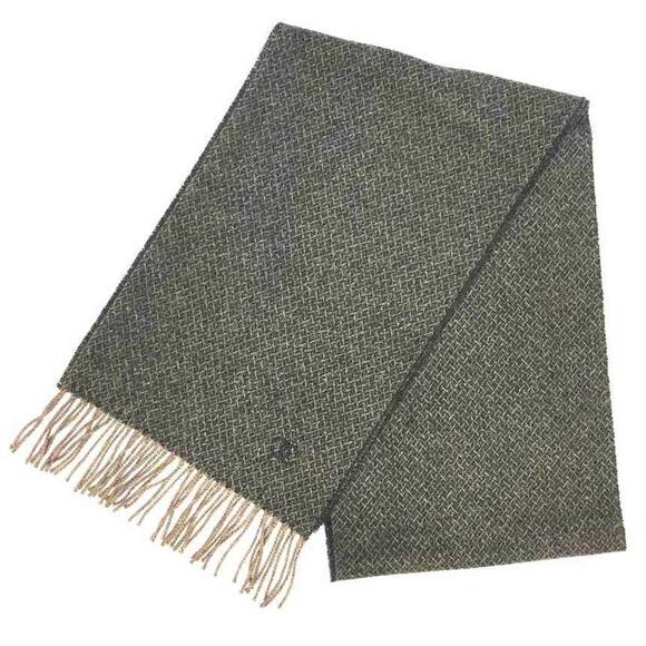 CHANEL Brown Logo Scarf - Picture 1 of 3
